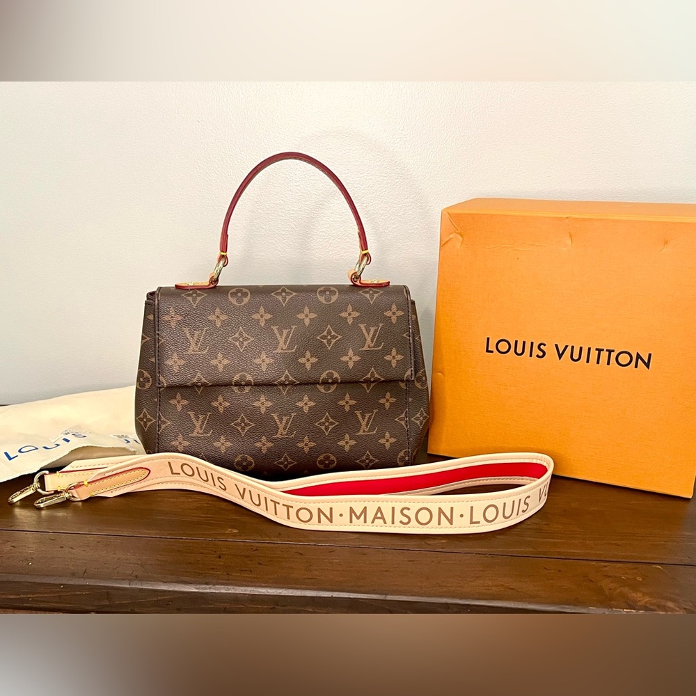 L Lux Monogram Fashion bag with dust bag, strap, and box new without tags